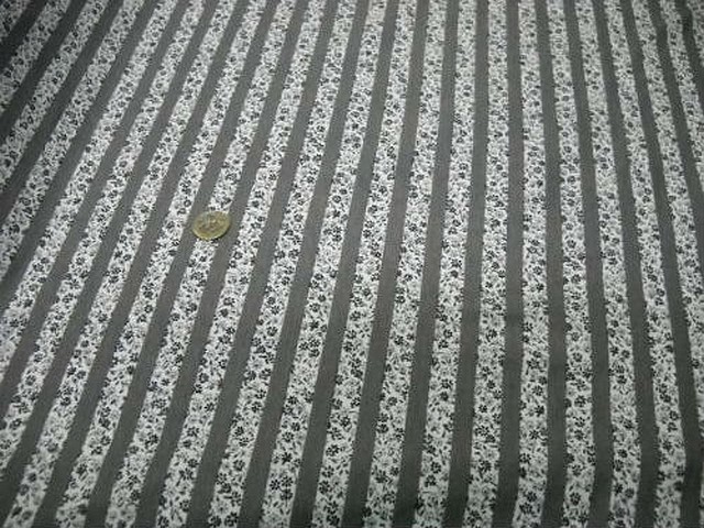 Jersey coton raye gris et fleurs liberty 3