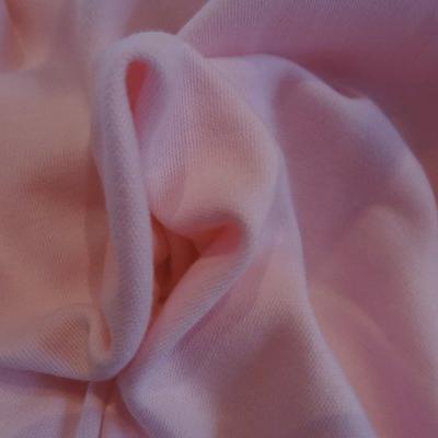 Jersey coton rose dragée 01
