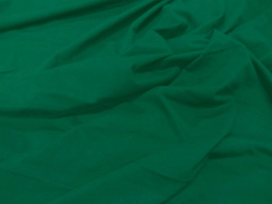 Jersey coton vert emeraude 1 1