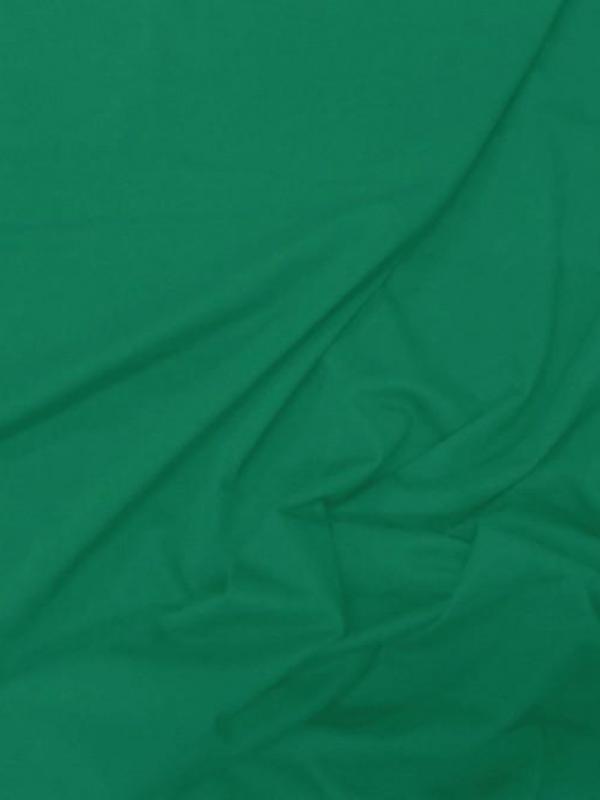 Jersey coton vert emeraude 1 2 