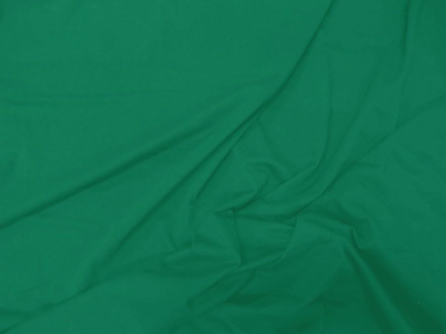 Jersey coton vert emeraude 1 2