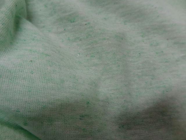Jersey coton vert menthe a l eau chine 1