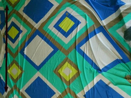 Jersey coton vintage vert-bleu acidulé 01