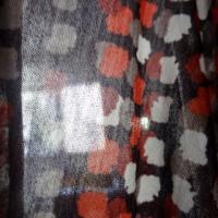 Jersey coton viscose pois bordeaux 03