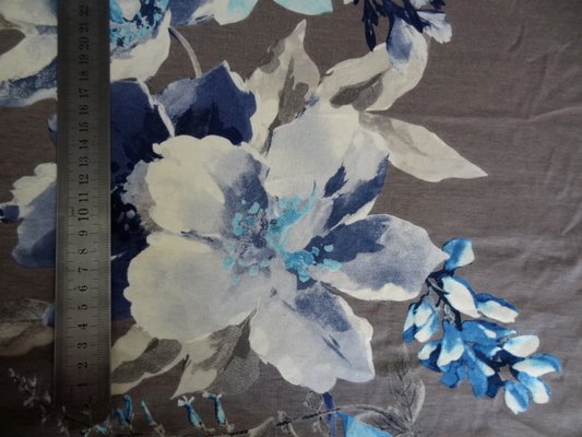 Jersey coton viscose taupe bi bandes 02