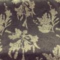 Jersey de laine aspect laine cardee brun chine fleuri sable 6 1