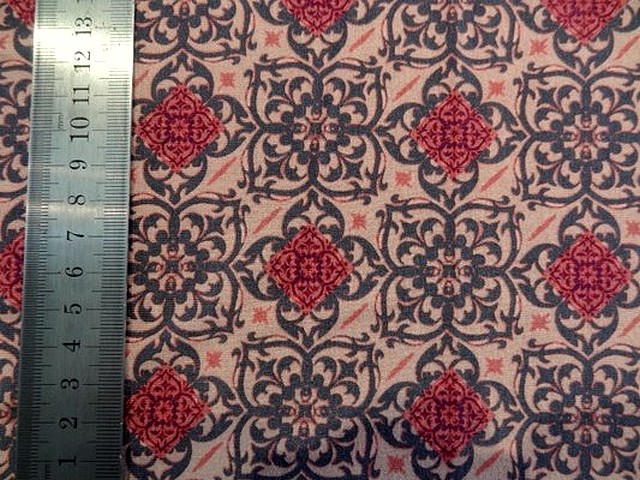 Jersey et mousseline assortie orient 6