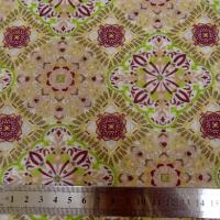 Jersey fin carreaux fleuris vintage 1