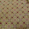 Jersey fin carreaux fleuris vintage 4 