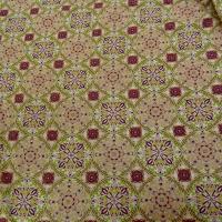 Jersey fin carreaux fleuris vintage 4