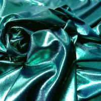 Jersey fin lame bleu vert turquoise 2