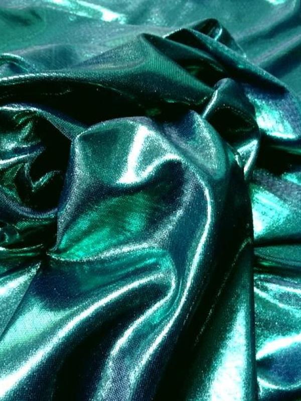Jersey fin lame bleu vert turquoise 2 