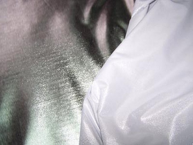 Jersey fin lame couleur argent