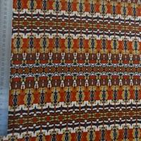 Jersey fin marron ocre ethnique 01