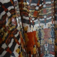 Jersey fin marron ocre ethnique 03