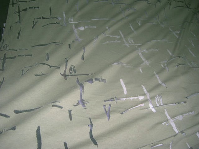 Jersey kaki clair devore resille moderne 1