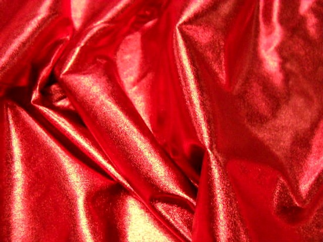 Jersey lame rouge vif 2 