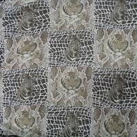Jersey lycra a carreaux et tetes de lion et zebre 2 