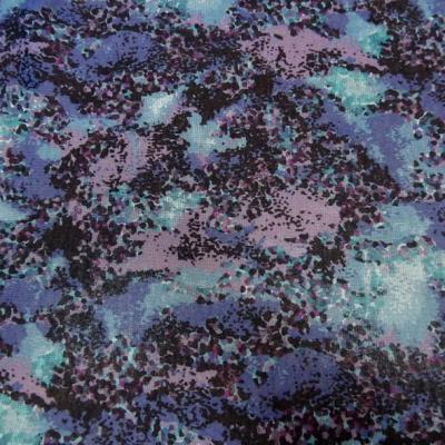 Jersey maille coton melange effet granite bleu givre mauve rose noir 1 