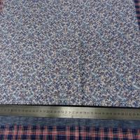 Jersey polyester carreaux et fleurs 7 