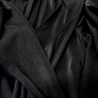 Jersey polyester lycra noir 1