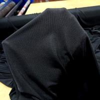Jersey polyester lycra noir 3