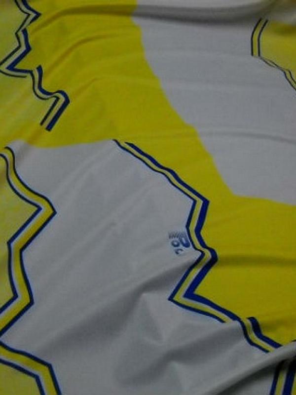 Jersey polyester sport jaune et blanc 3 