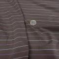 Jersey taupe raye glycine et blanc 1 
