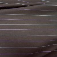 Jersey taupe raye glycine et blanc 2