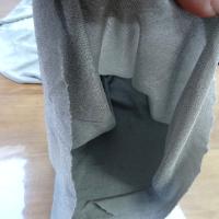 Jersey tubulaire gris argent fin 3 