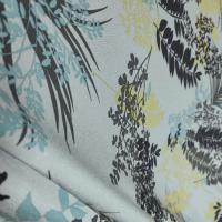 Jersey viscose lycra bleu cupcake fleuri 1 
