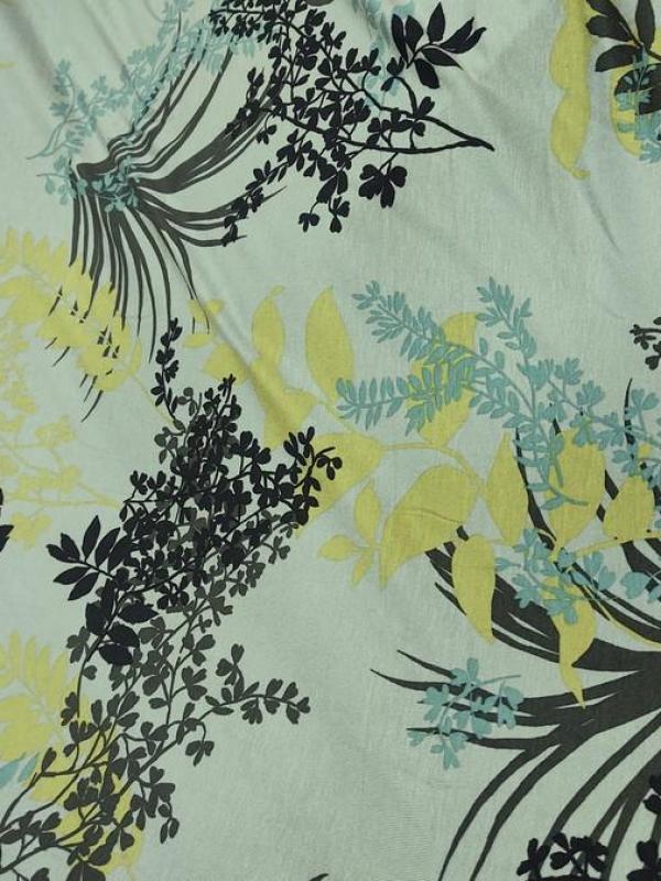 Jersey viscose lycra bleu cupcake fleuri 5 