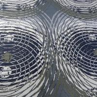 Jersey viscose lycra kaki et gris 1