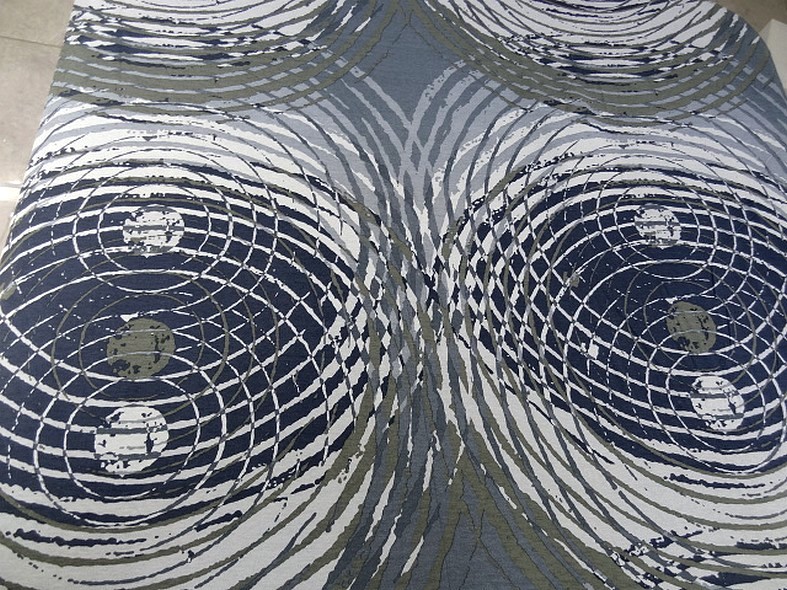 Jersey viscose lycra kaki et gris 1