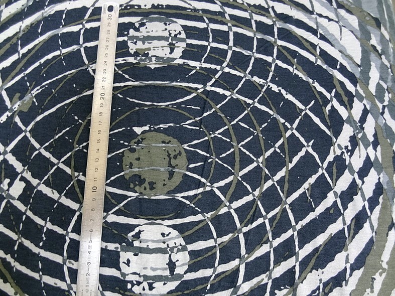 Jersey viscose lycra kaki et gris 2