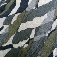 Jersey viscose lycra kaki et gris 3