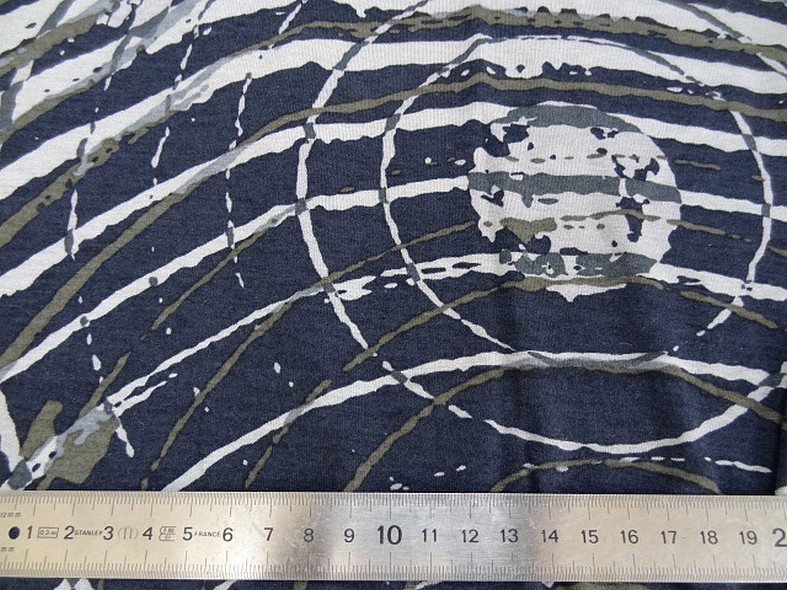 Jersey viscose lycra kaki et gris 4