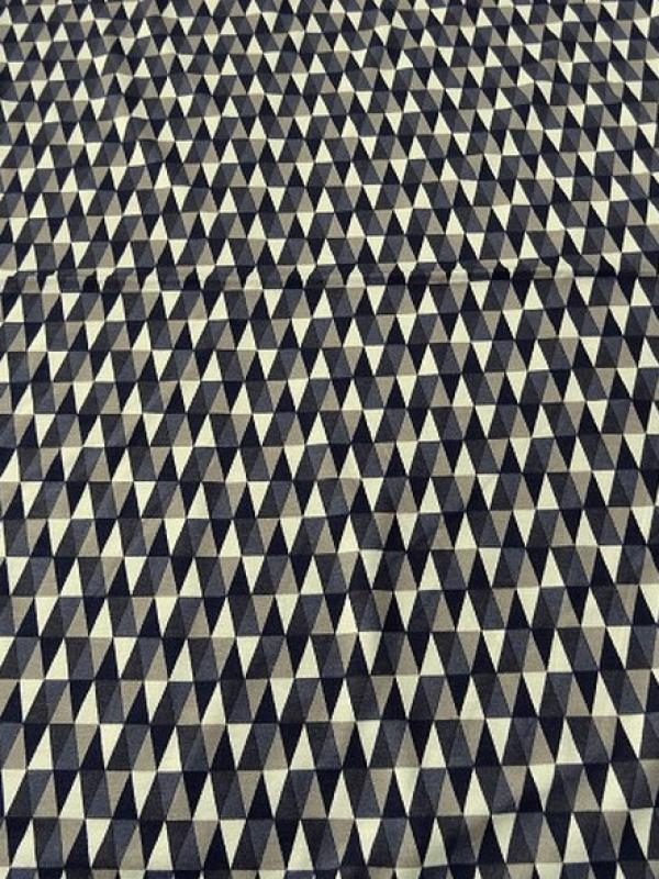 Jersey viscose lycra prismes gris taupe 5 