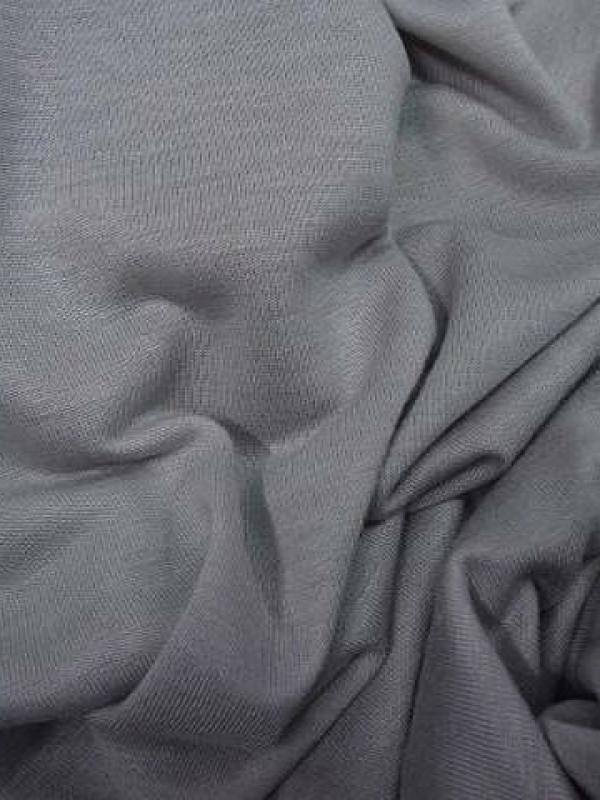 Jersey viscose lycra teinte gris perle 2 