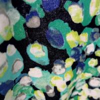 Jersey viscose lycra vert anis turquoise et marine 2