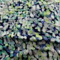 Jersey viscose lycra vert anis turquoise et marine 4