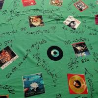 Jersey viscose motif pochettes vinyle annees 50 1