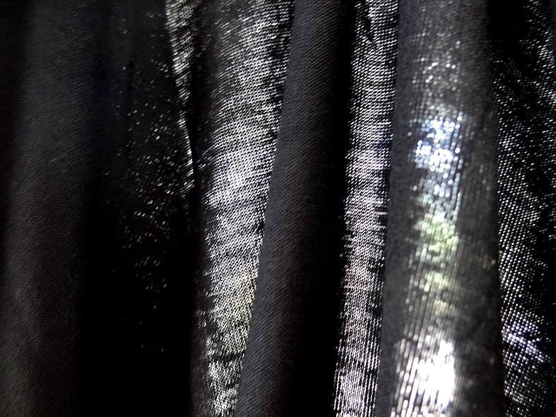 Jersey viscose noir uni