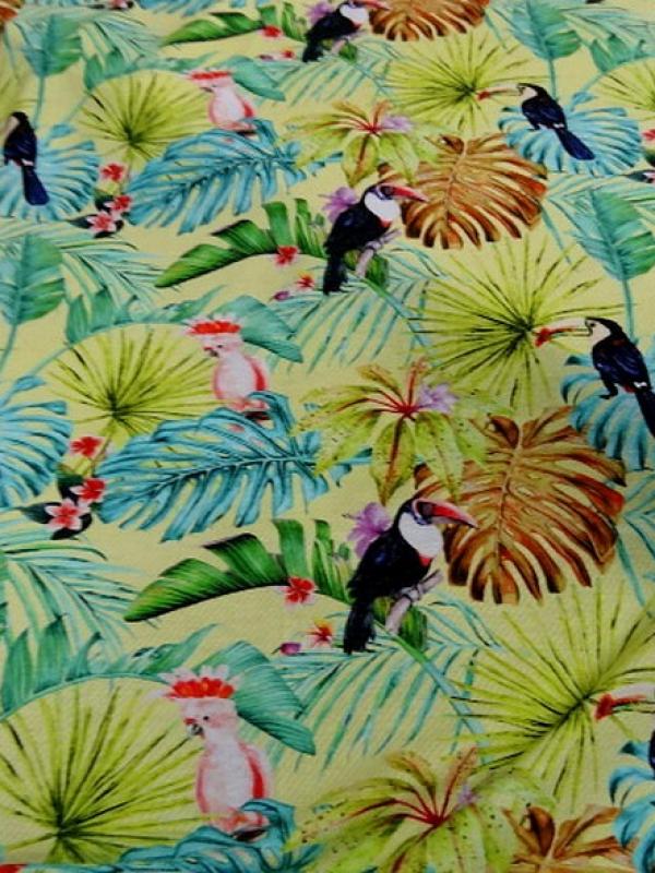 Jersey viscose toucan et cacatoes 2 