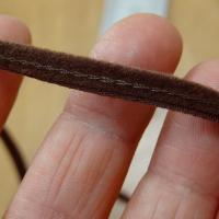 Lacette repliee marron