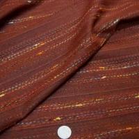 Lainage ambre tissage raye fantaisie 1