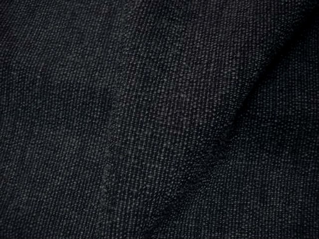 Lainage anthracite chine pointille blanc casse 2