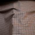Lainage beige pied de poule marron 2 