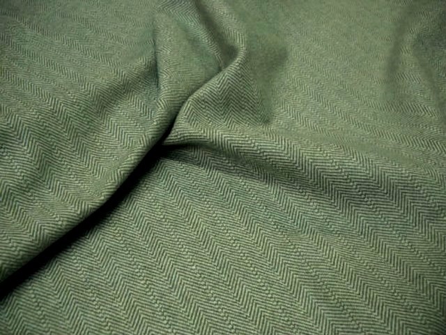 Lainage blanc casse chevron tilleul 2