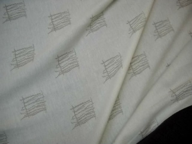 Lainage blanc casse imprime 1